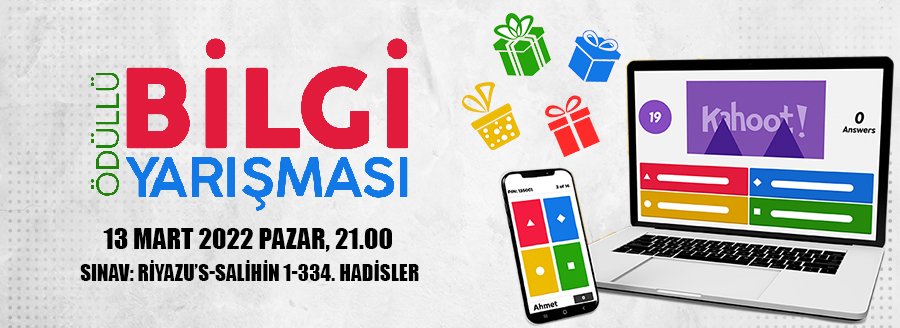 RİYAZU'S SALİHİN ÖDÜLLÜ BİLGİ YARIŞMASI - 1